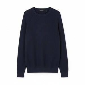 Strellson‎ Sweater Anton-R Mercerized Cotton Blue Small